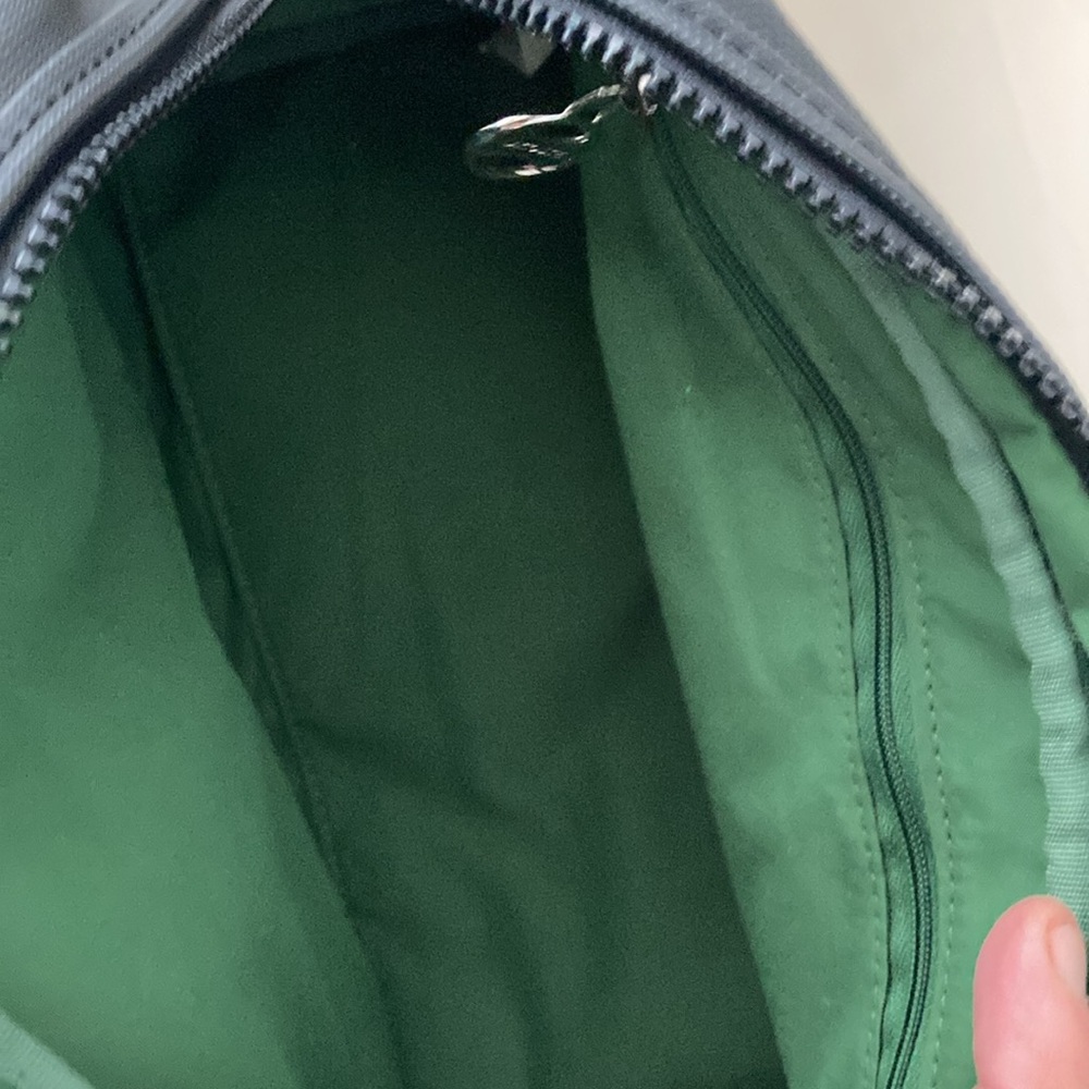 Lacoste Black Everday Bowling Bag Purse, EUC - Picture 7 of 9